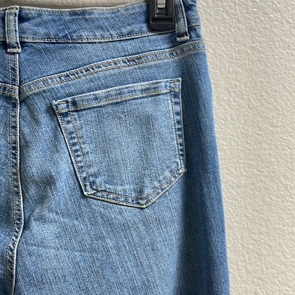 B) Style & Co High Rise Shimming Pocket Crop Capri Jeans size 4P - Picture 5 of 6